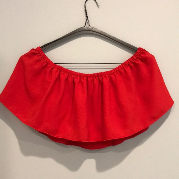 Off the shoulder crop top - Picture 1 of 3